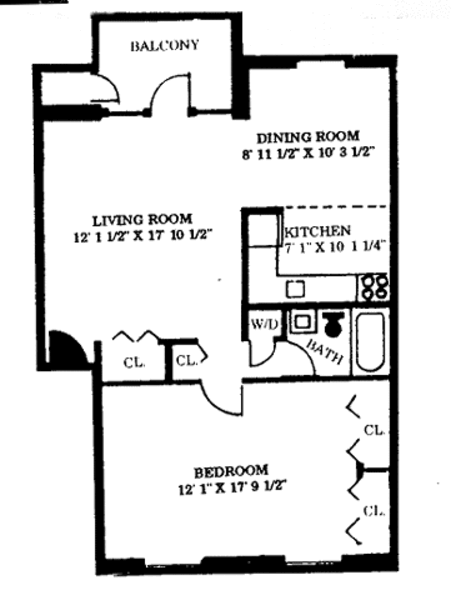 1 Bed 1 Bath