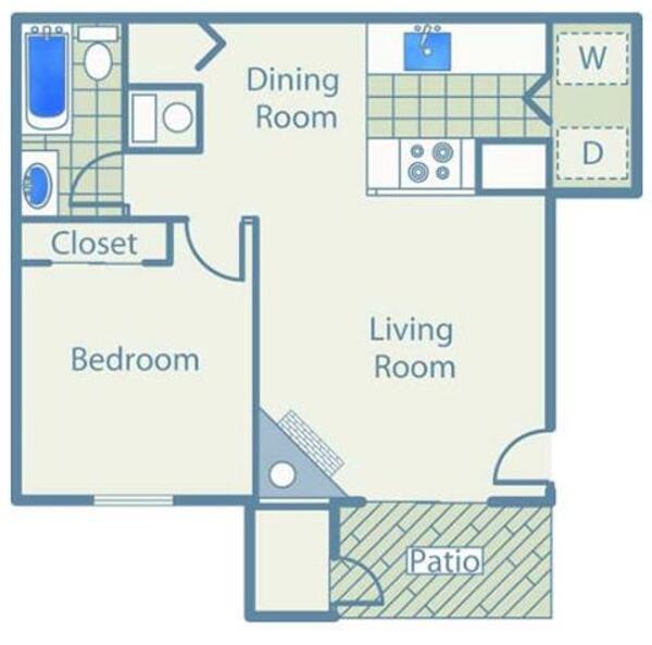 1bed/1bath
