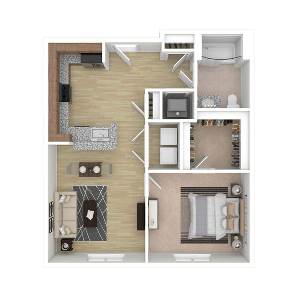 1 Bedroom - A