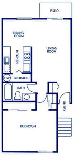 1 Bed 1 Bath