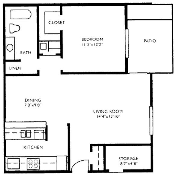 746 sq. ft.