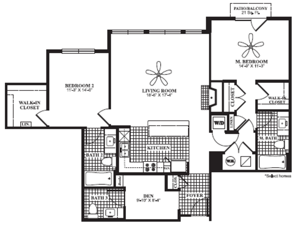 2 Bed 2.5 Bath (B5)