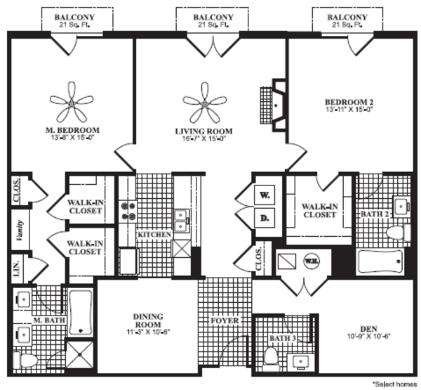 2 Bed 2.5 Bath (B9)