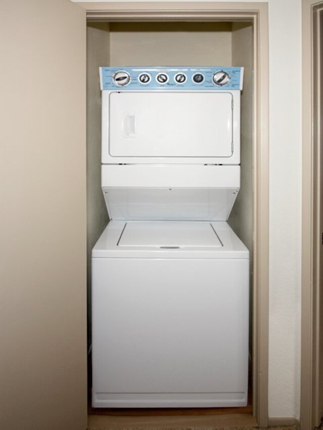 Two Bedroom (B1G) Stacked Washer/Dryer