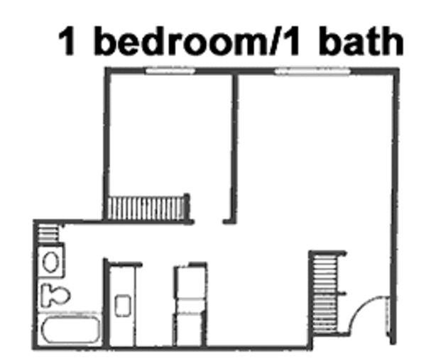 1 Bed 1 Bath