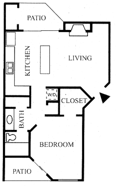 1 Bed 1 Bath
