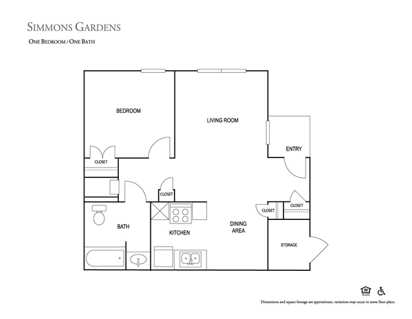 1 Bedroom Elderly/Handicapped