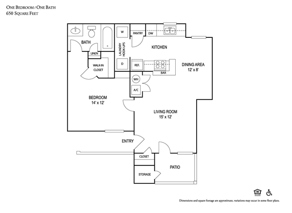 One Bedroom | One Bathroom
