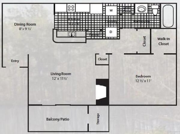 1 Bed 1 Bath