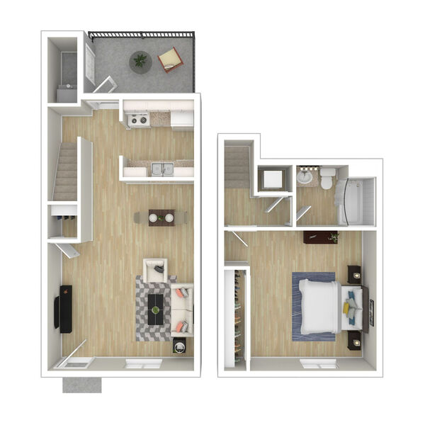 1 Bedroom Classic Finish