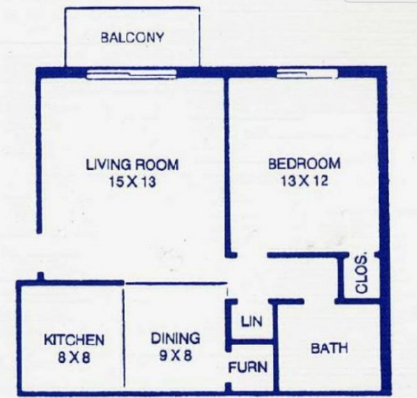 1 Bed 1 Bath