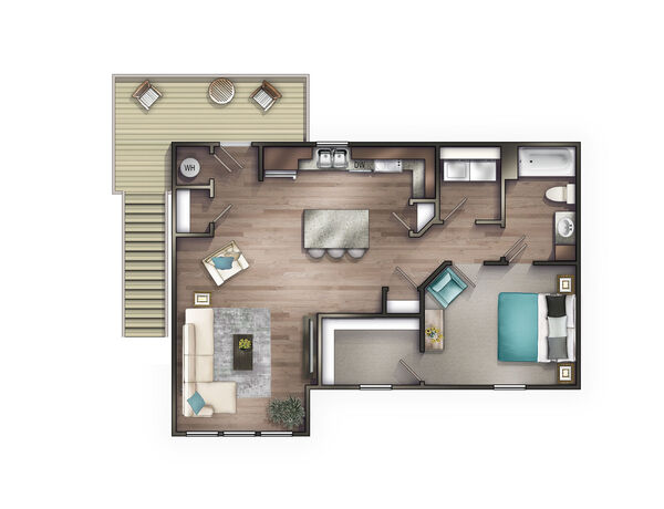 Workforce 1 Bedroom Carriage