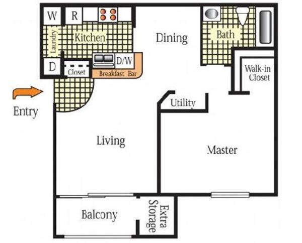 One Bedroom One Bath