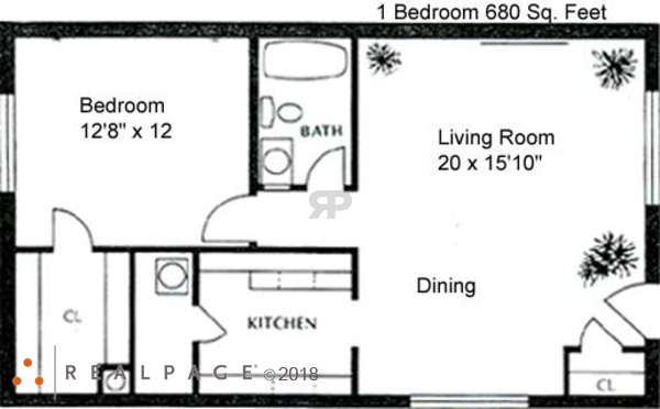 One Bedroom One Bath