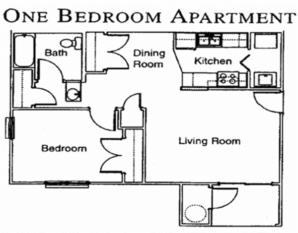 1 Bed 1 Bath