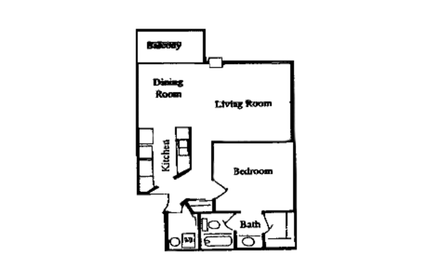 1 Bed 1 Bath