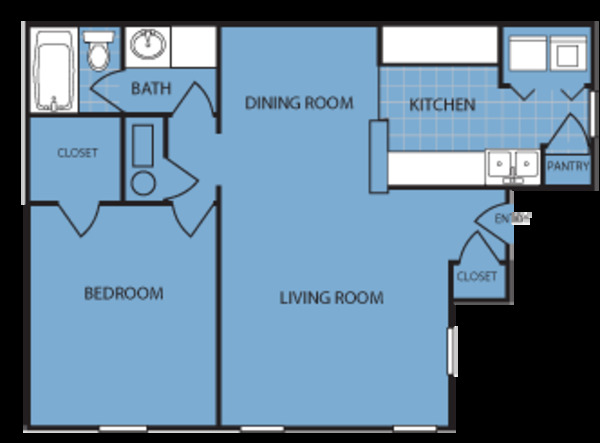 1 Bed 1 Bath