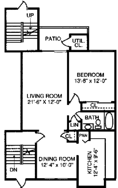 1 Bed 1 Bath