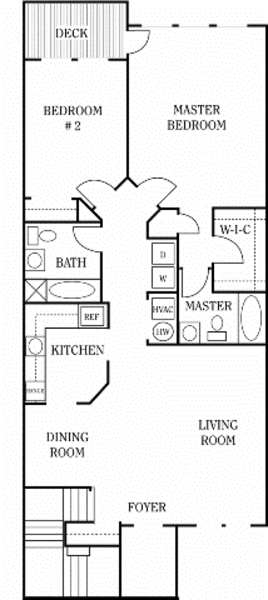 2 Bed 2 Bath
