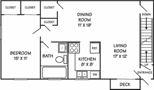 1 Bed 1 Bath