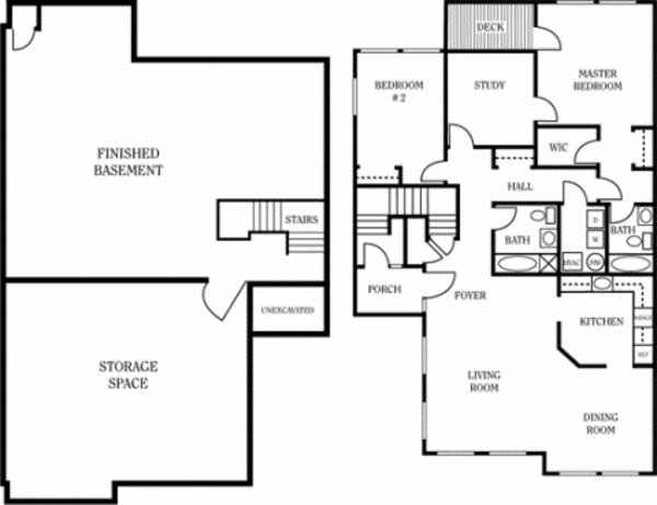 2 Bed 2 Bath Townhome