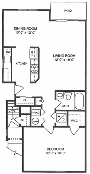 1 Bed 1 Bath