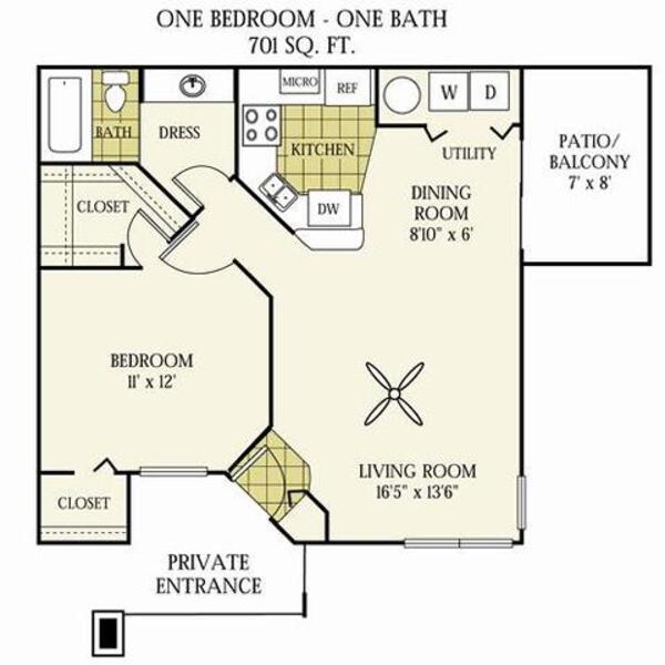 Large One Bedroom