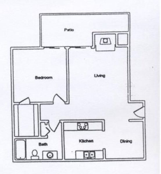 1 Bed 1 Bath (A-2)