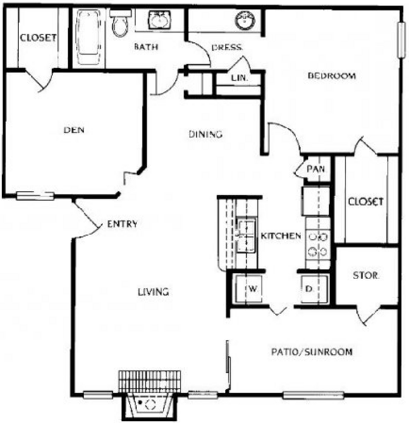 1 Bed 1 Bath (A4)