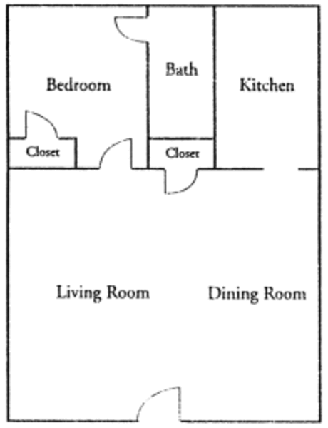 1 Bed 1 Bath