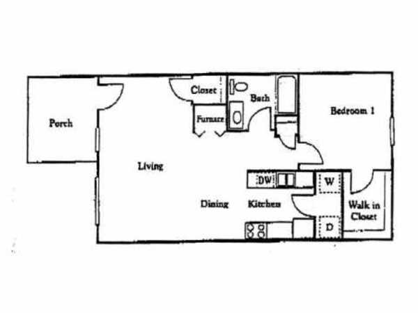 1 Bed 1 Bath