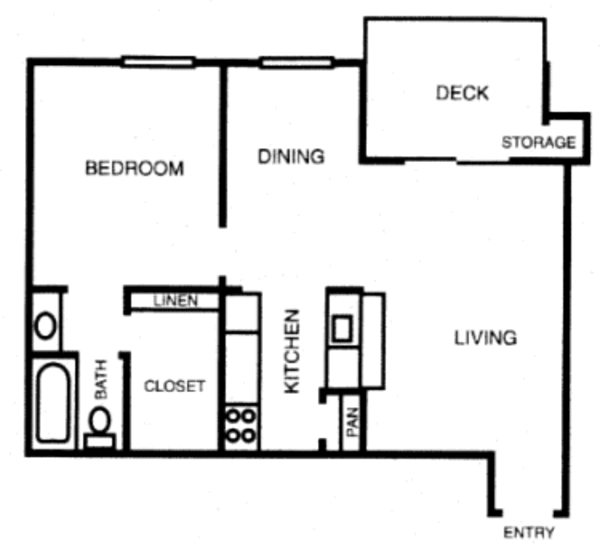 1 Bed 1 Bath (A5)