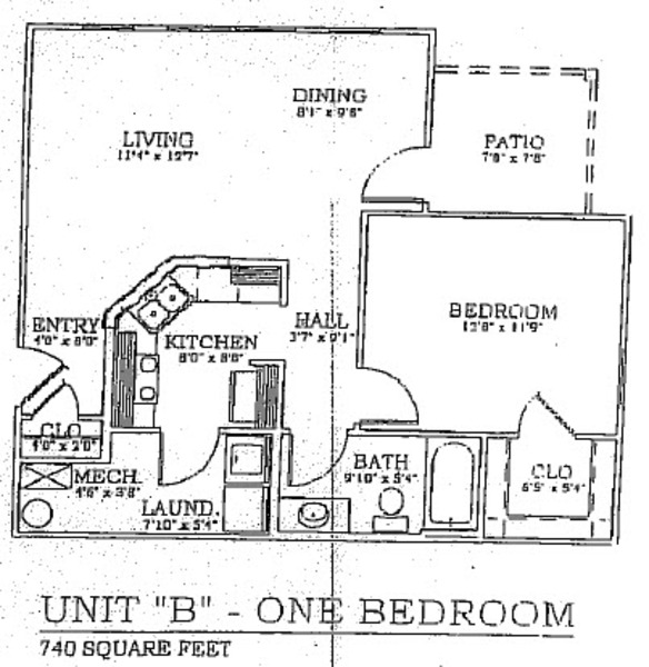 1 bed 1 bath