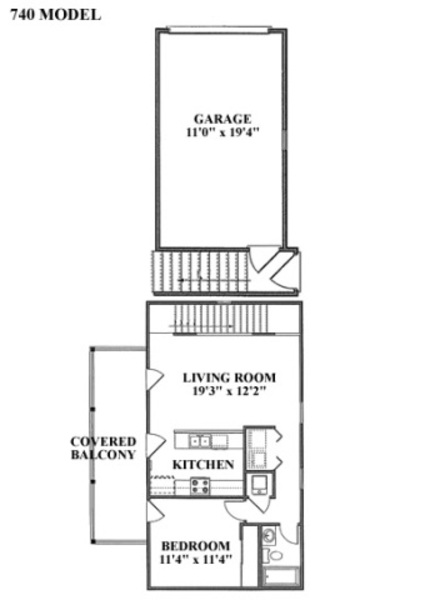 1 Bed 1 Bath