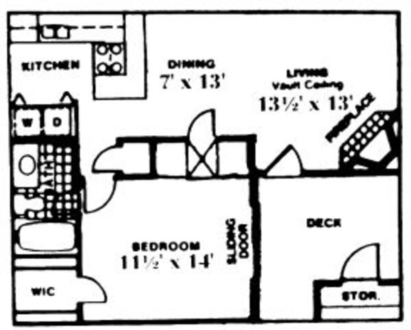 1 Bed 1 Bath
