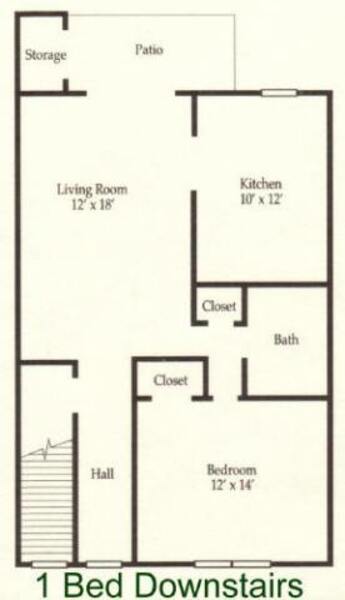1 Bed 1 Bath Regular