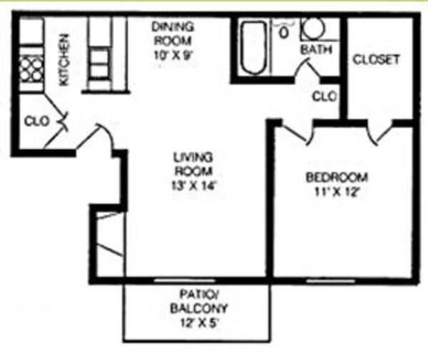 1 bedroom 1 bath