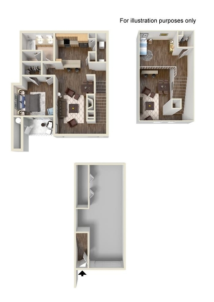 1 Bed 1 Bath