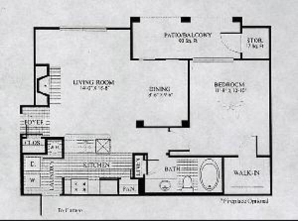 Maple - One Bedroom, One Bath