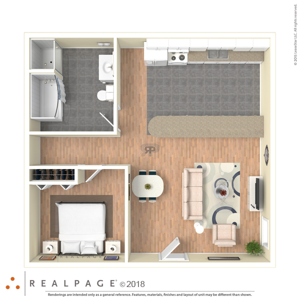 1 Bedroom Efficiency