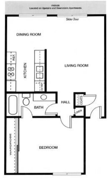 1 Bed 1 Bath (B1)