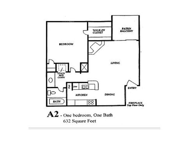 1 Bed 1 Bath (A2)