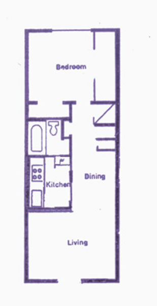 1 Bed 1 Bath
