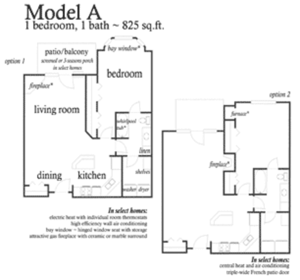 1 Bed 1 Bath (A)