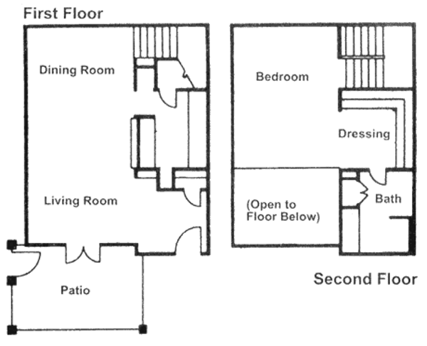 1 Bed 1 Bath Townhome