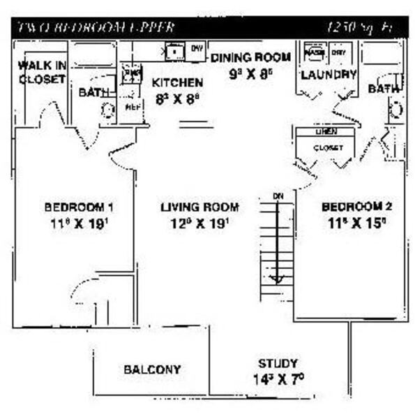 2 Bed 2 Bath