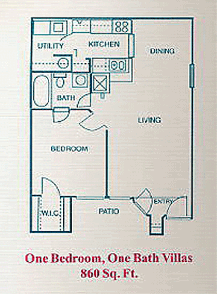 1 Bed 1 Bath