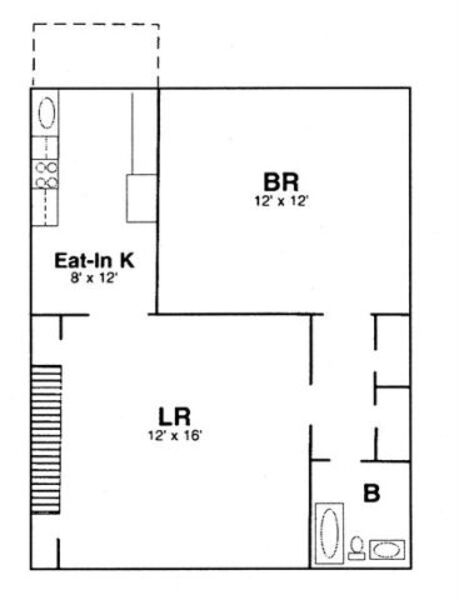 1 Bed 1 Bath