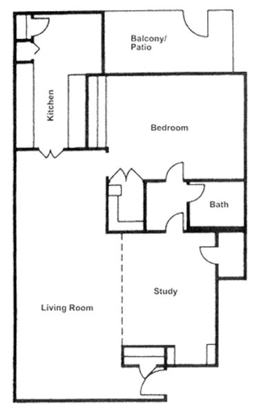 1 Bed 1 Bath