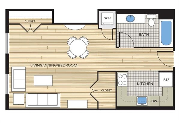 Furnished Studio (AC1)